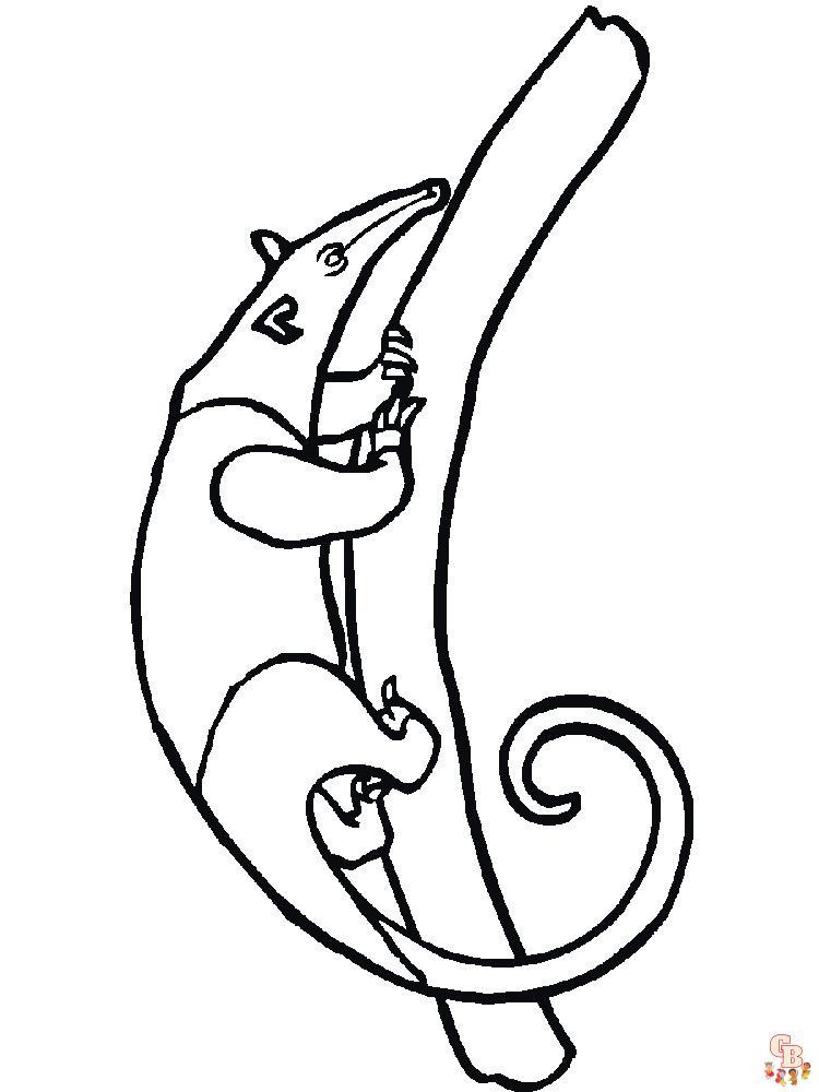 Anteater Coloring Pages 21