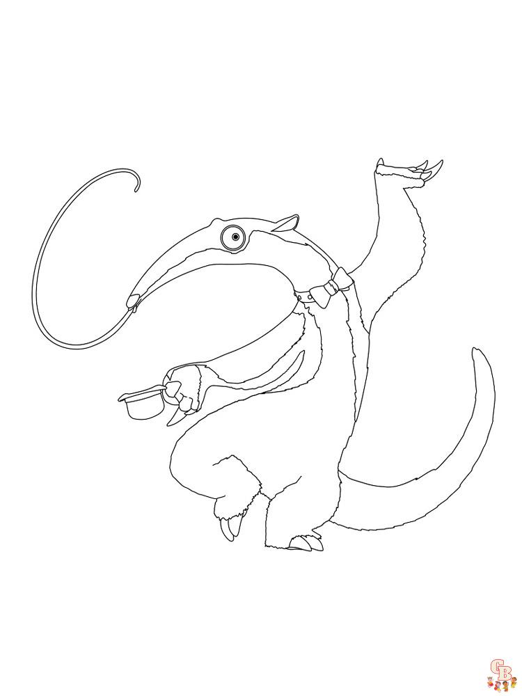 Anteater Coloring Pages 5