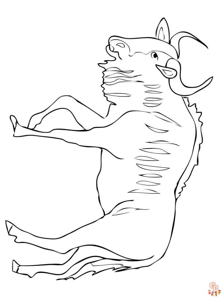 Antelope Coloring Pages 5