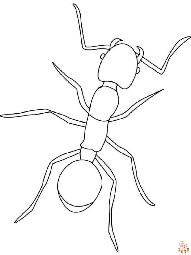 Ants Coloring Pages 12