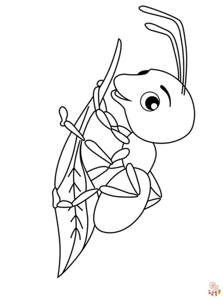 Ants Coloring Pages 14