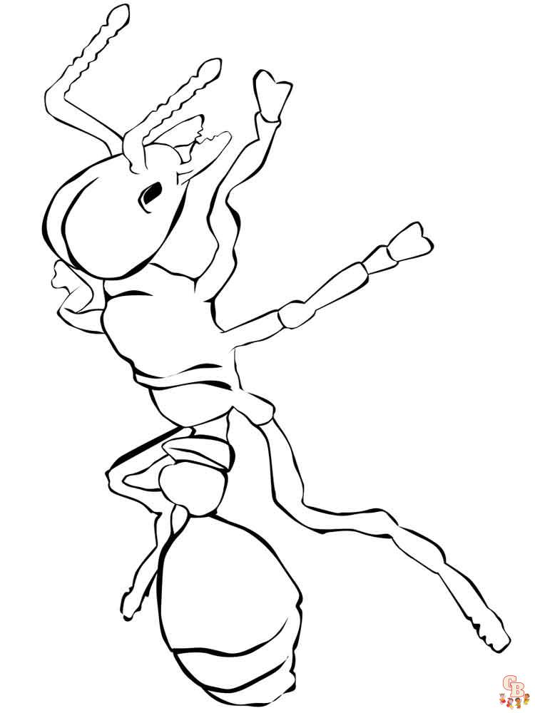 Ants Coloring Pages 17