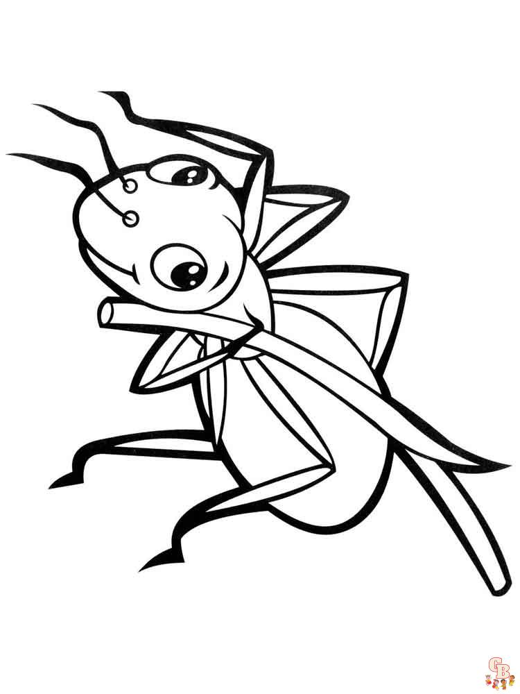 Ants Coloring Pages 3