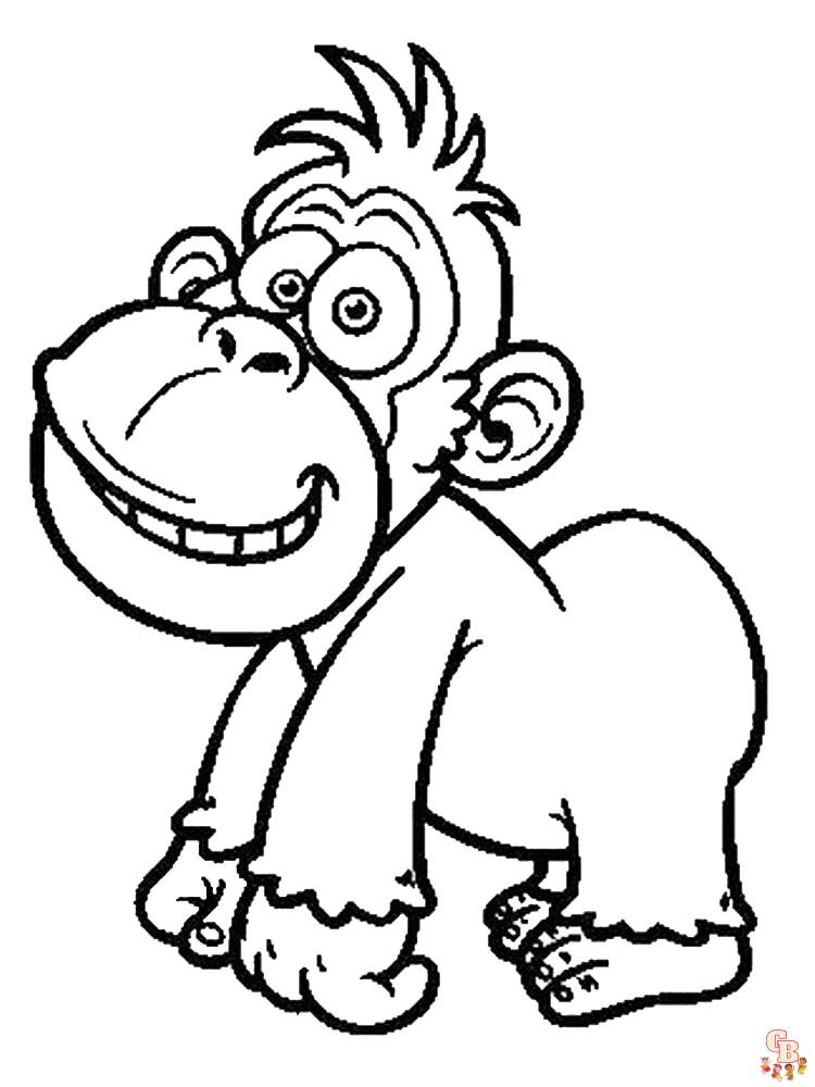 Apes Coloring Pages 1