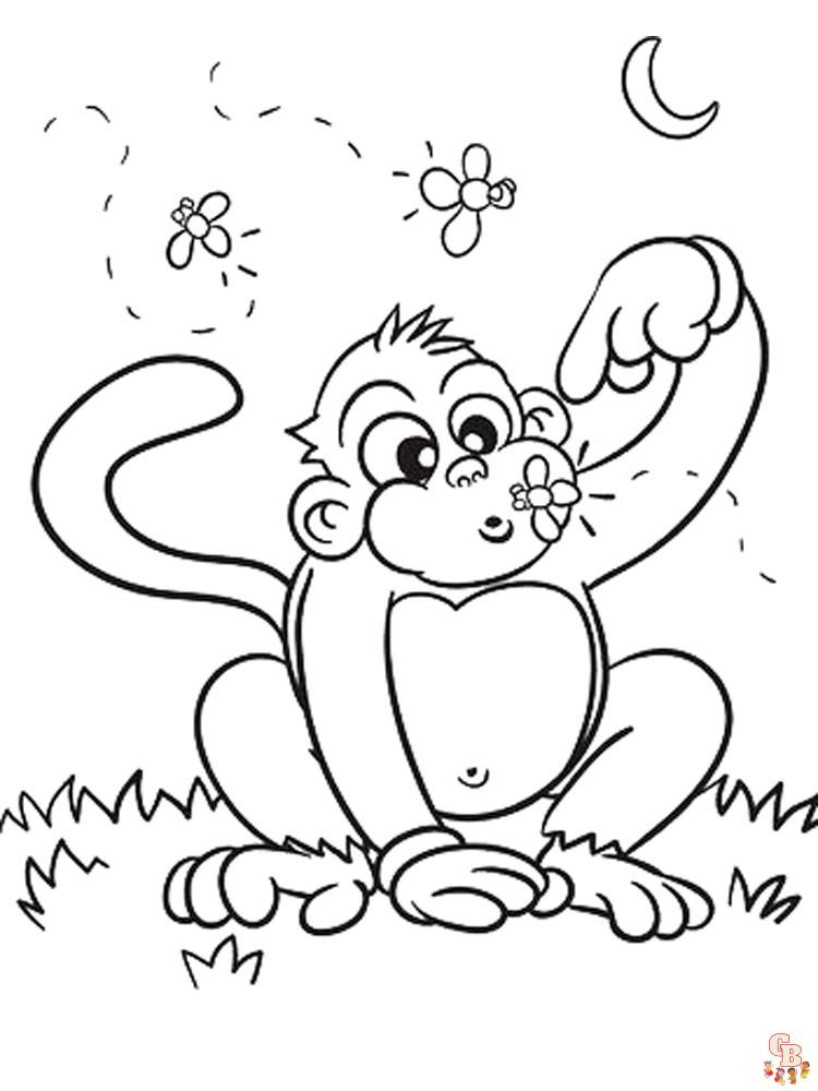 Apes Coloring Pages 10