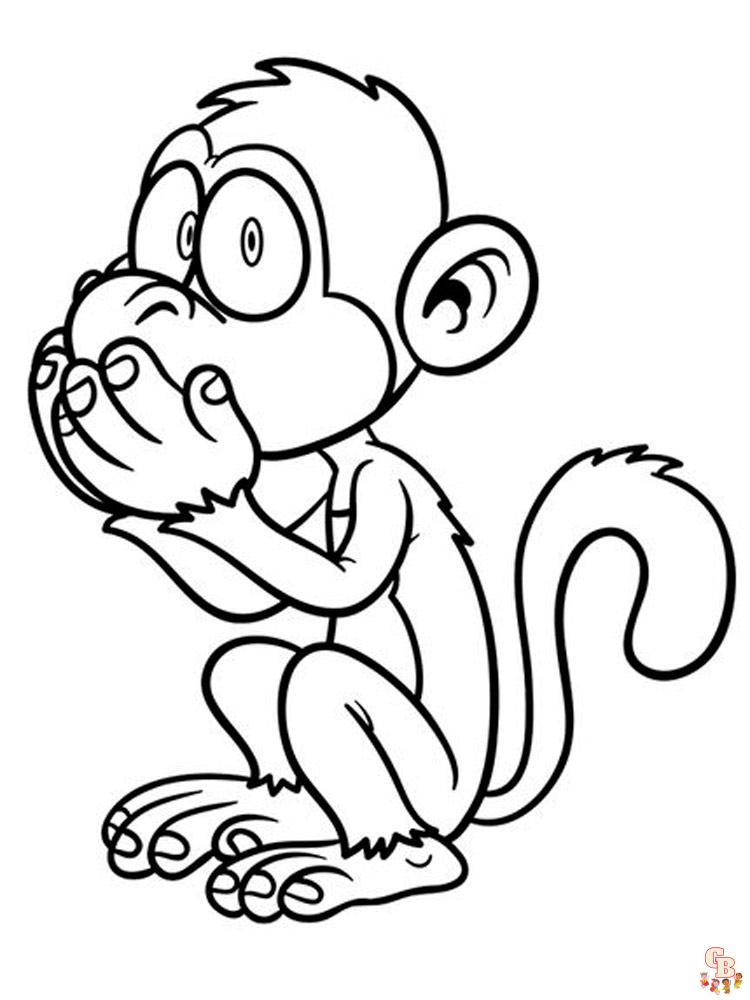 Apes Coloring Pages 15