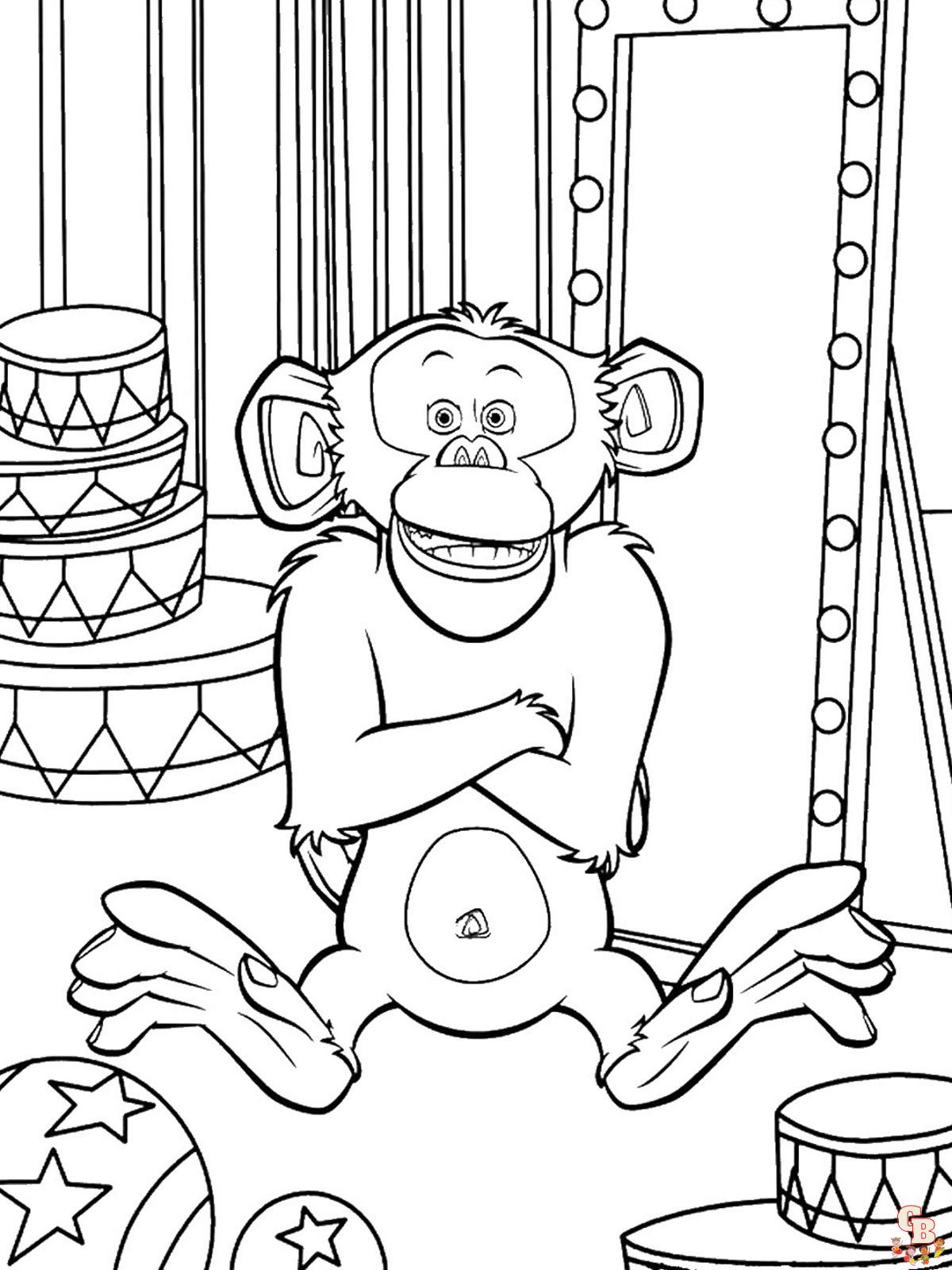 Apes Coloring Pages 20