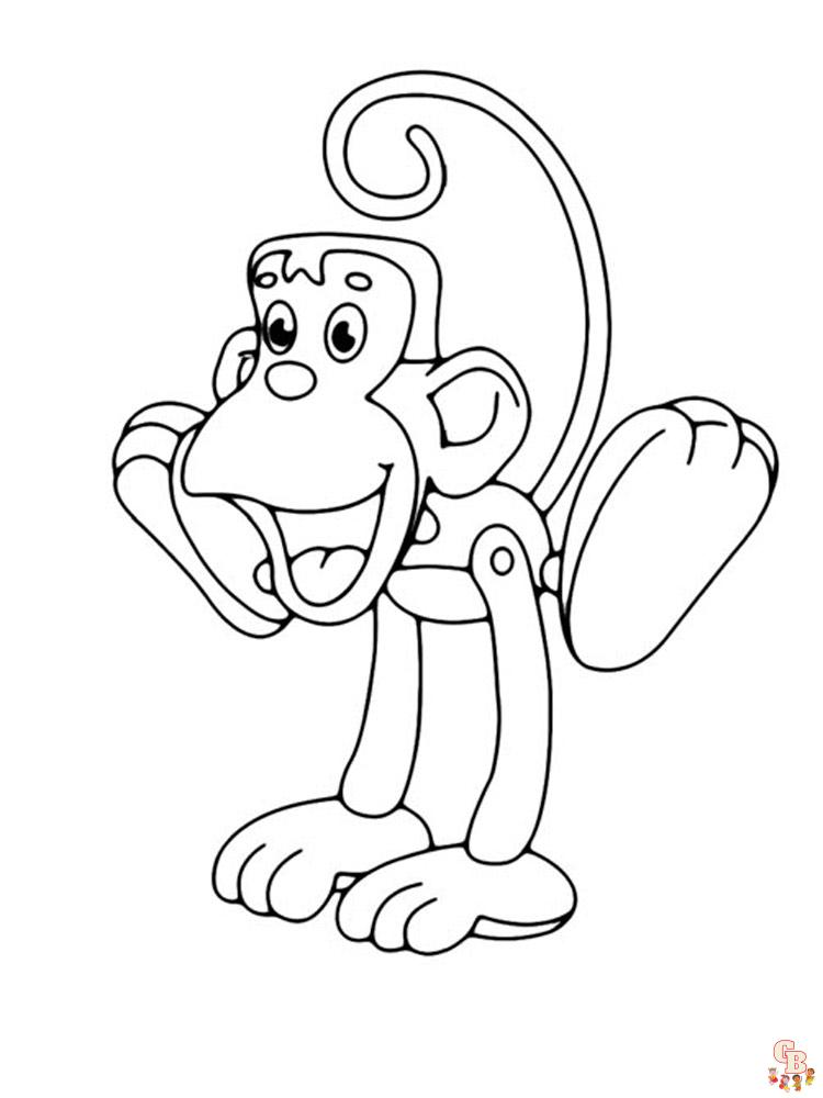 Apes Coloring Pages 23