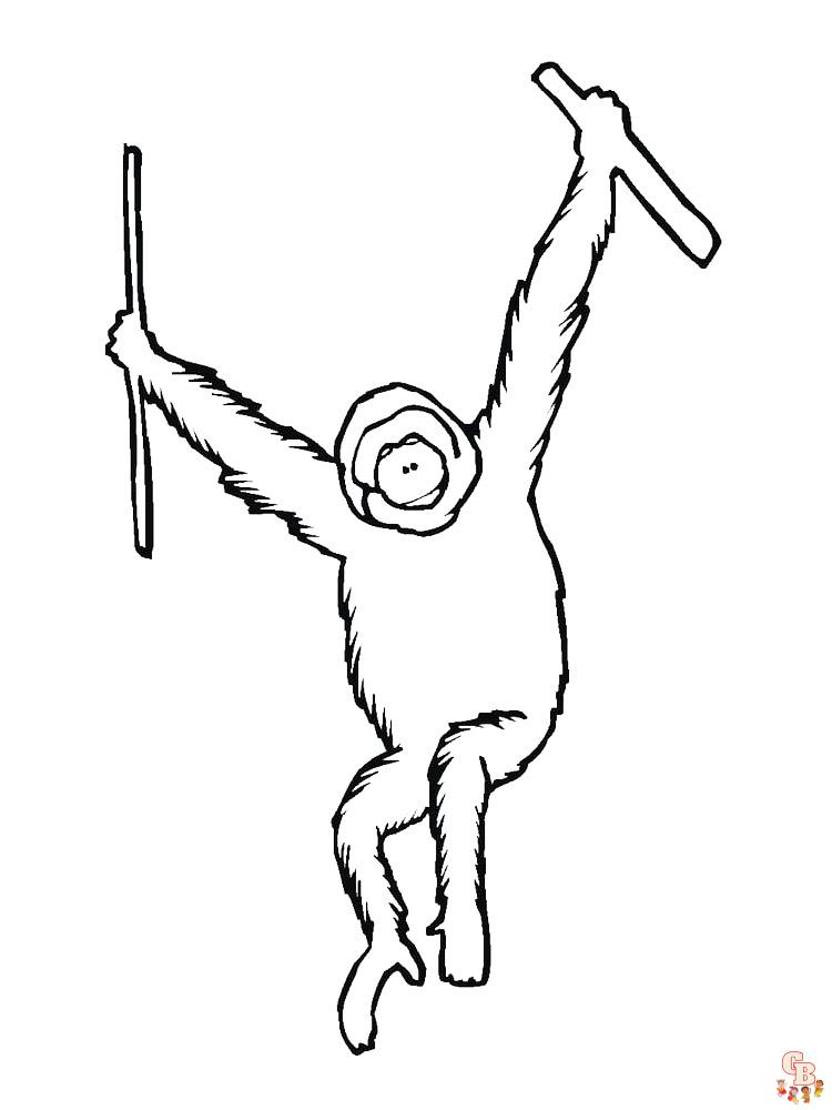 Apes Coloring Pages 28