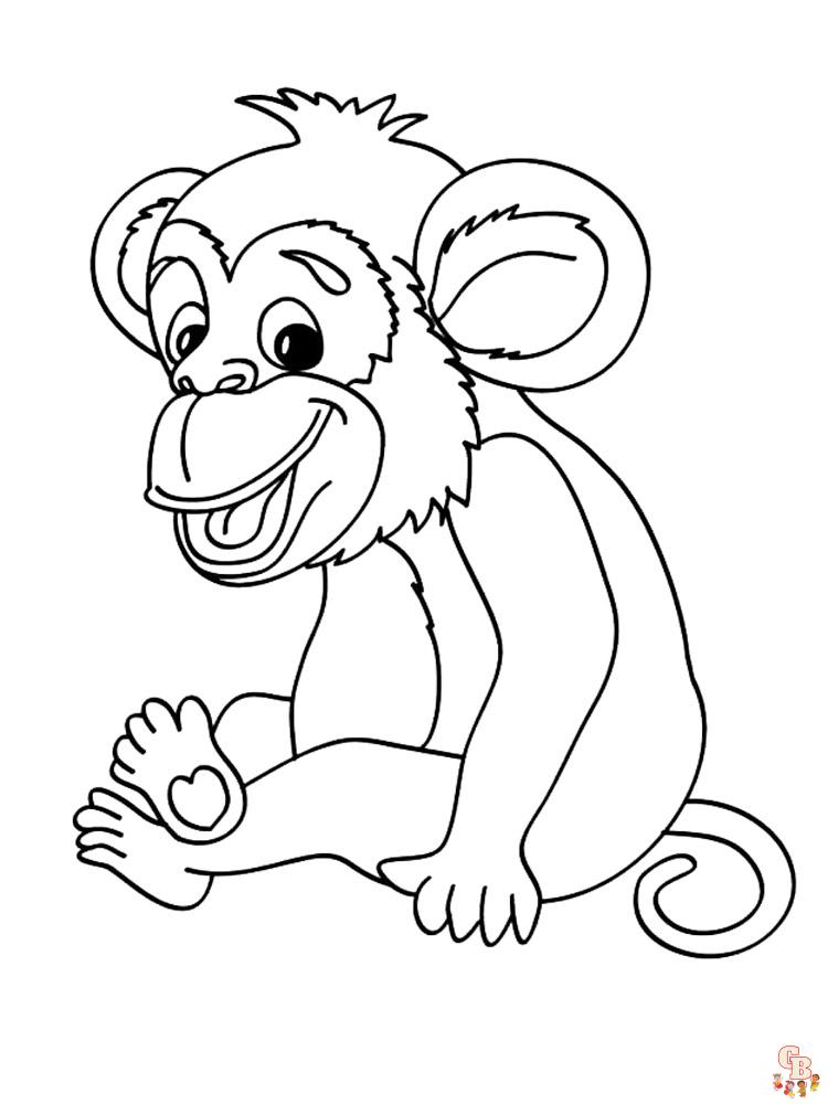 Apes Coloring Pages 34