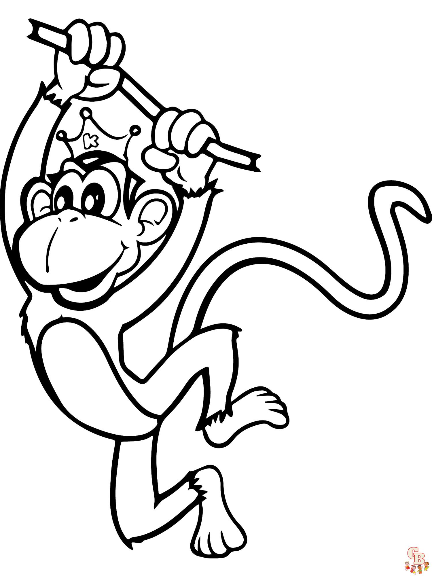 Apes Coloring Pages 35