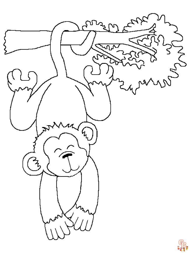 Apes Coloring Pages 39
