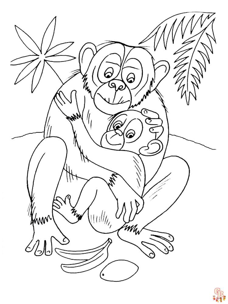 Apes Coloring Pages 40