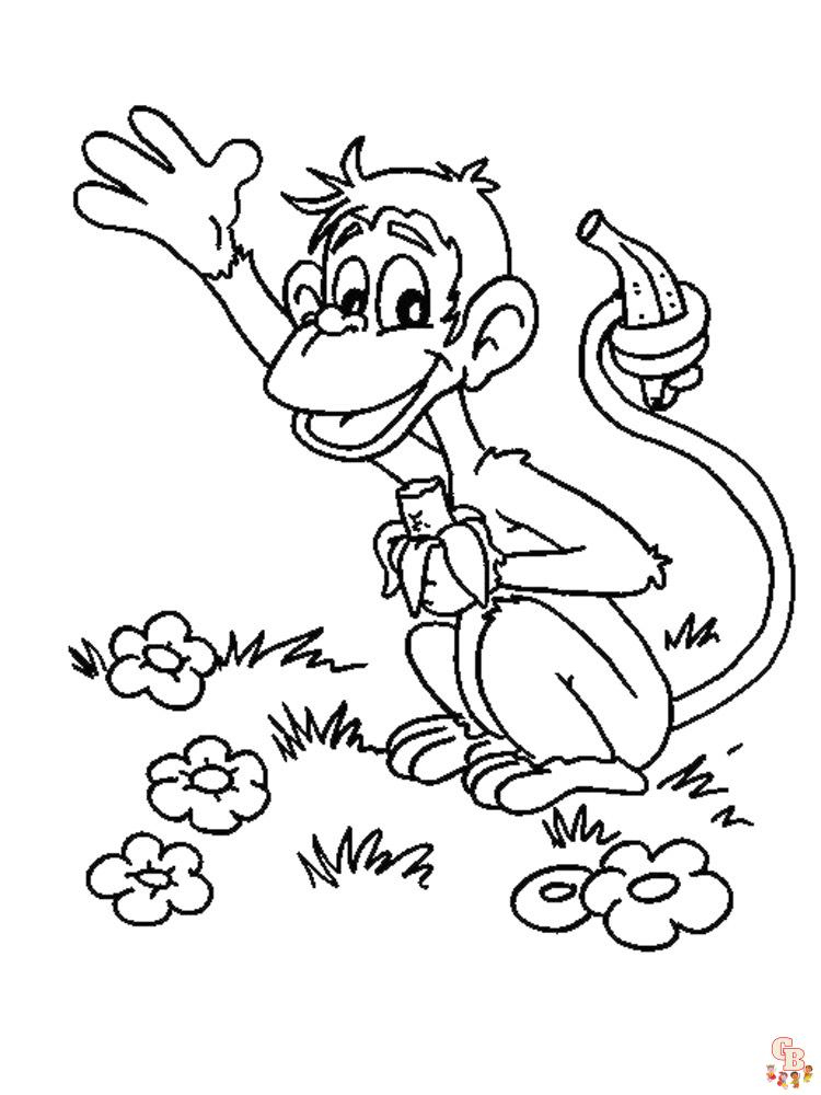 Apes Coloring Pages 41