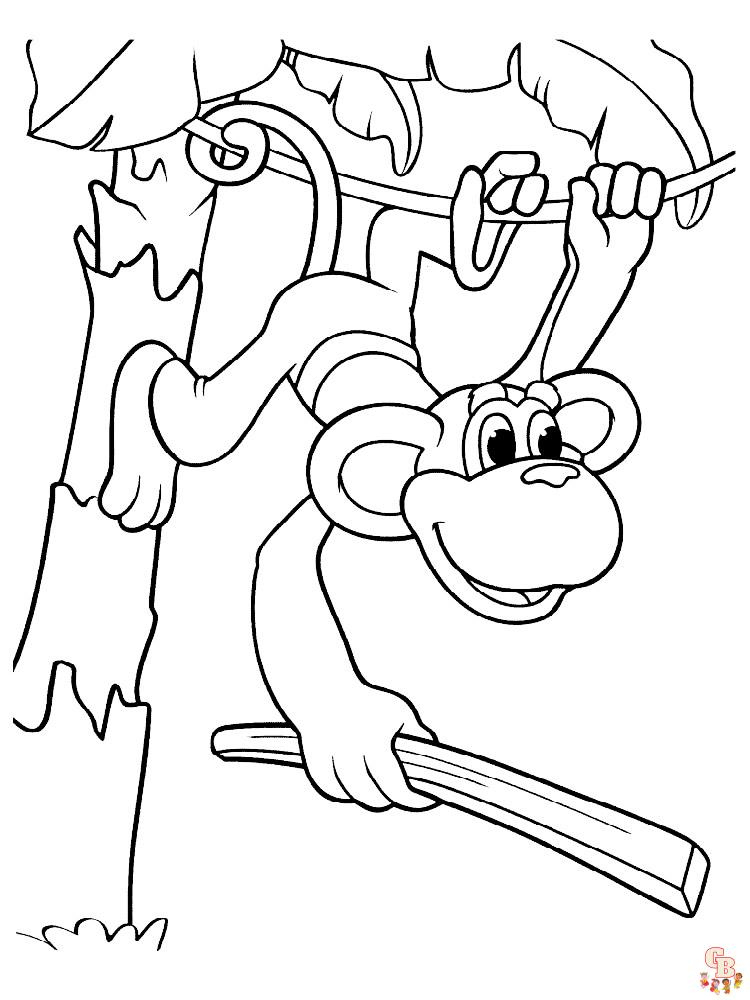 Apes Coloring Pages 45
