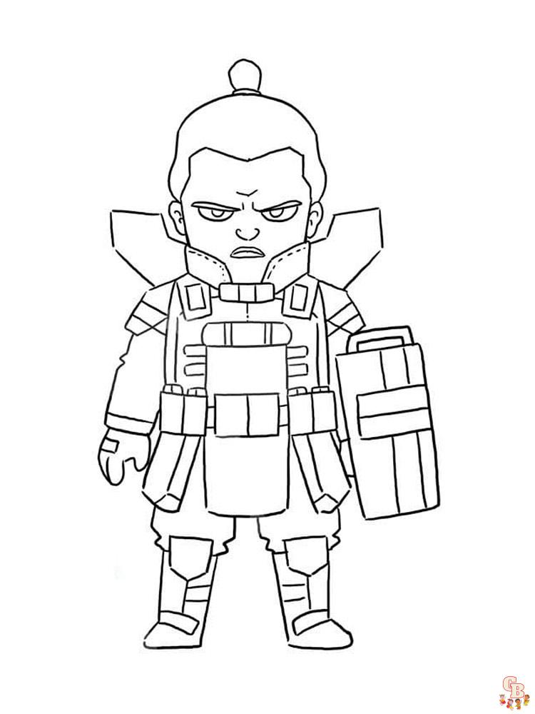Apex Legends Coloring Pages Pathfinder - Get Coloring Pages
