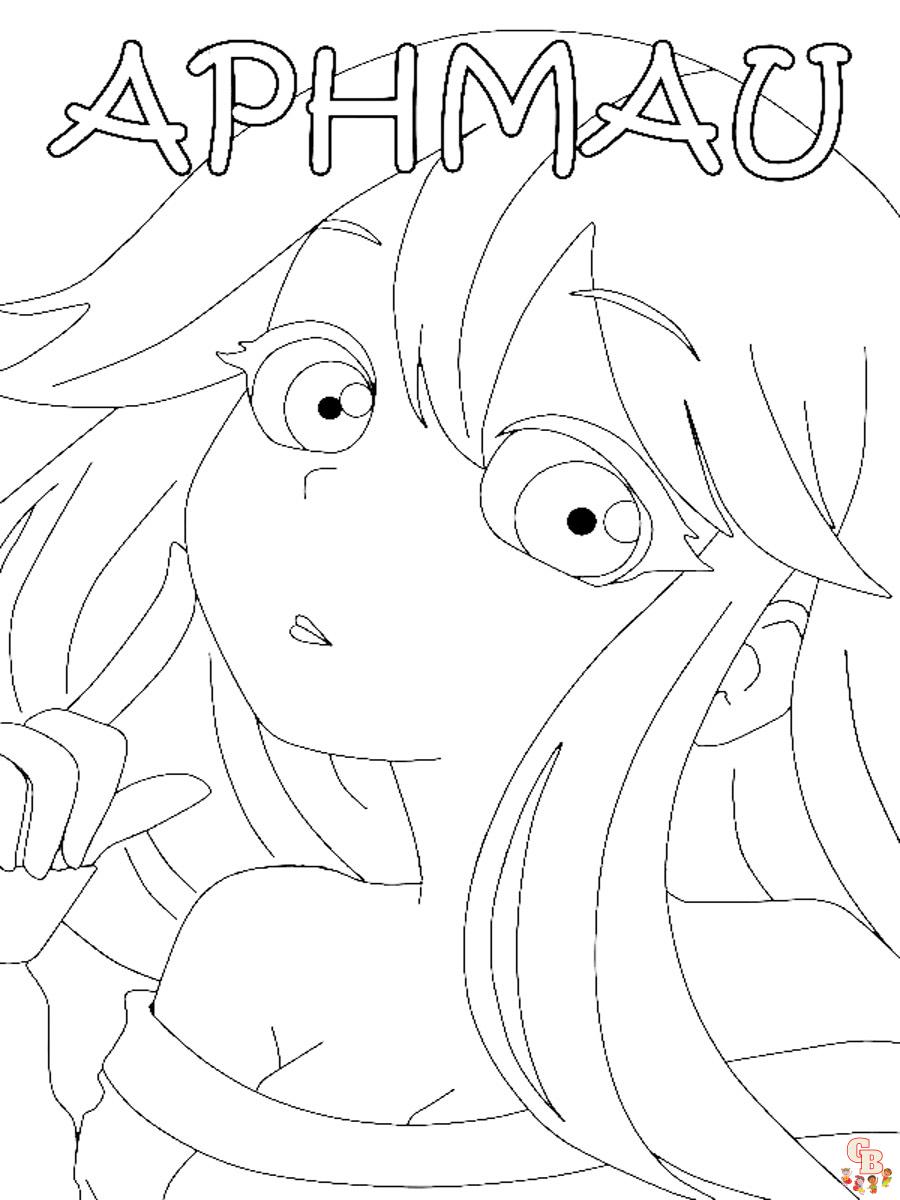 Aphmau Coloring Page 11
