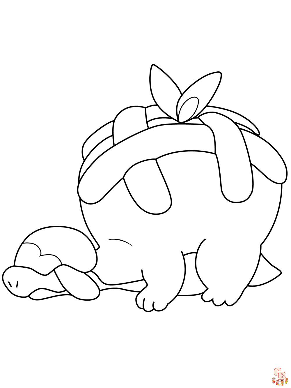 Appletun Coloring Page 1