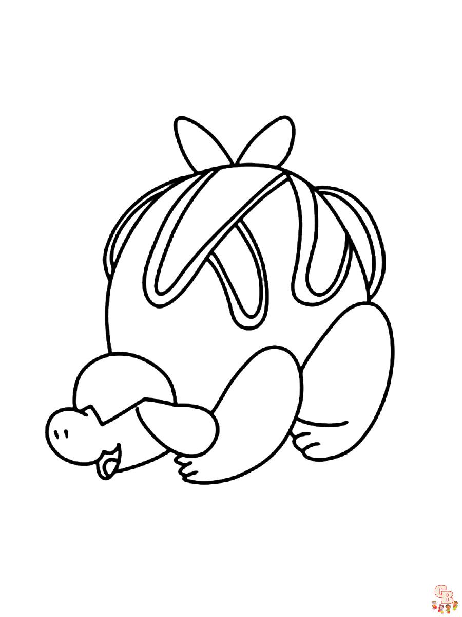 Appletun Coloring Page 3