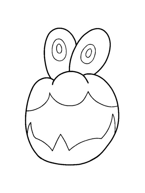 Free Applin Coloring Page Coloring Pages for Kids | GBcoloring