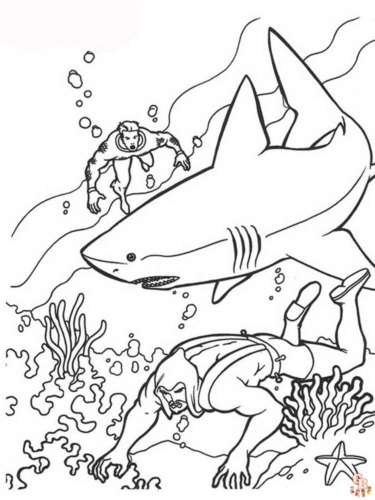 Aquaman Coloring Pages 18