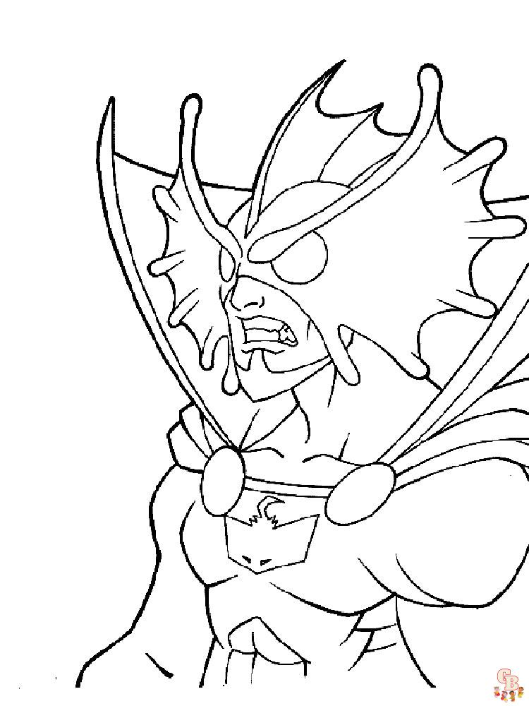 Aquaman Coloring Pages 9