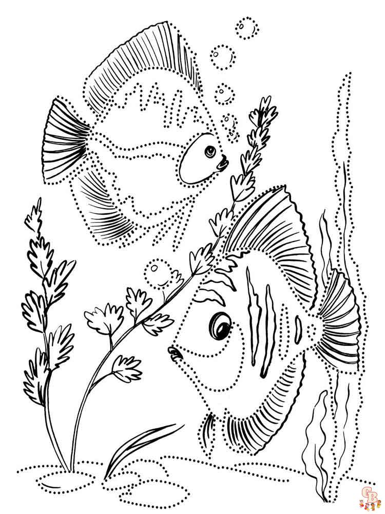 Aquarium Fish Coloring Pages 1