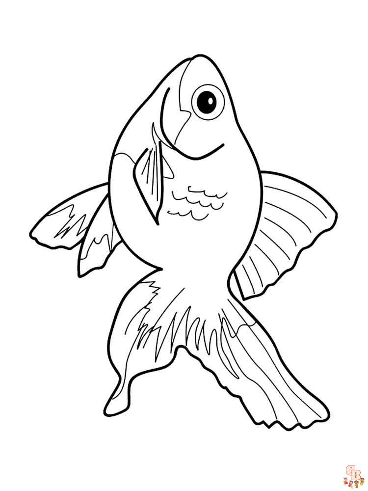 Aquarium Fish Coloring Pages 14