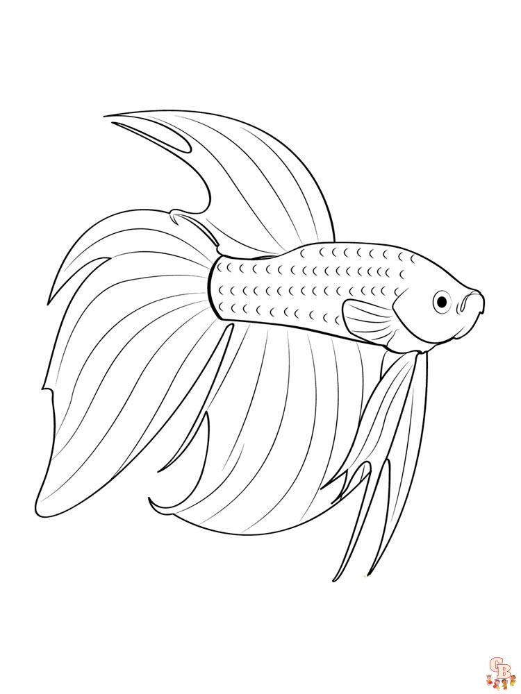 Aquarium Fish Coloring Pages 16