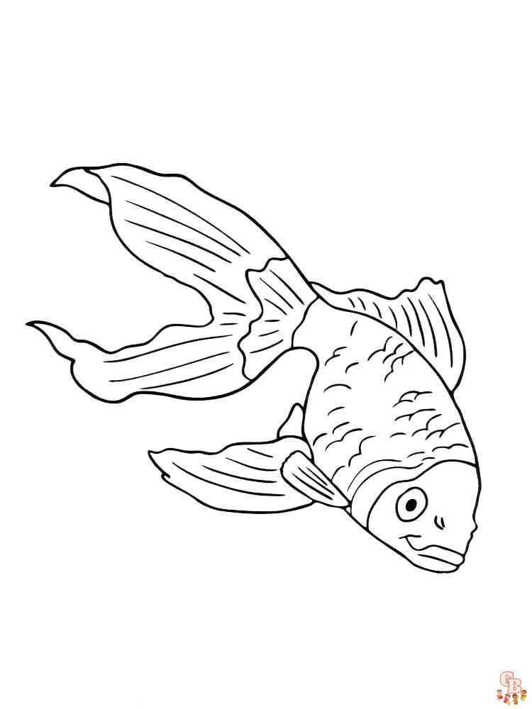 Aquarium Fish Coloring Pages 8