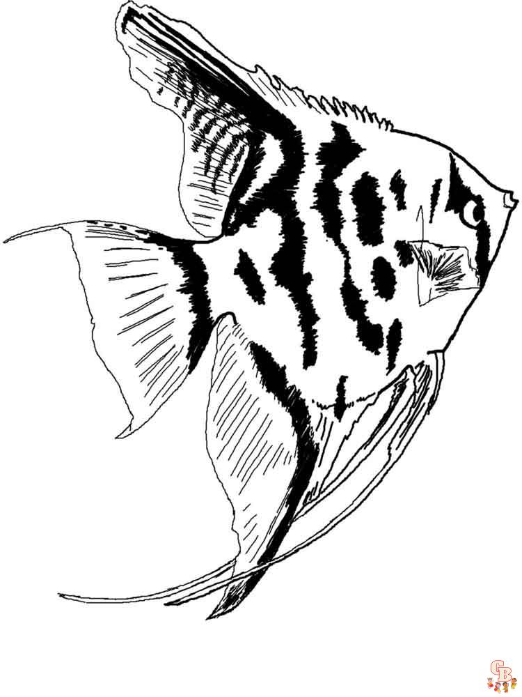 Aquarium Fish Coloring Pages 9
