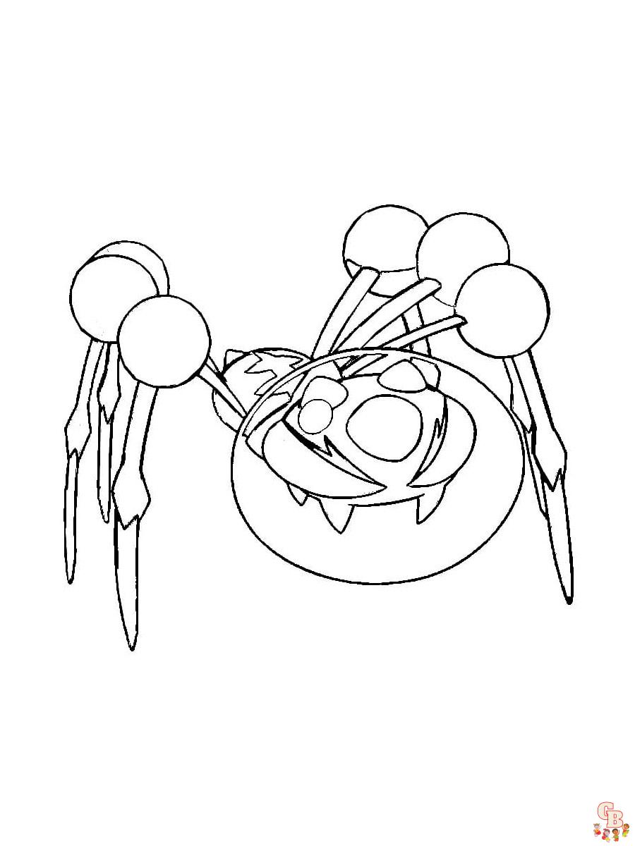Araquanid Coloring Page 1