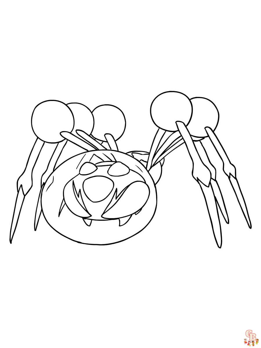 Araquanid Coloring Page 2