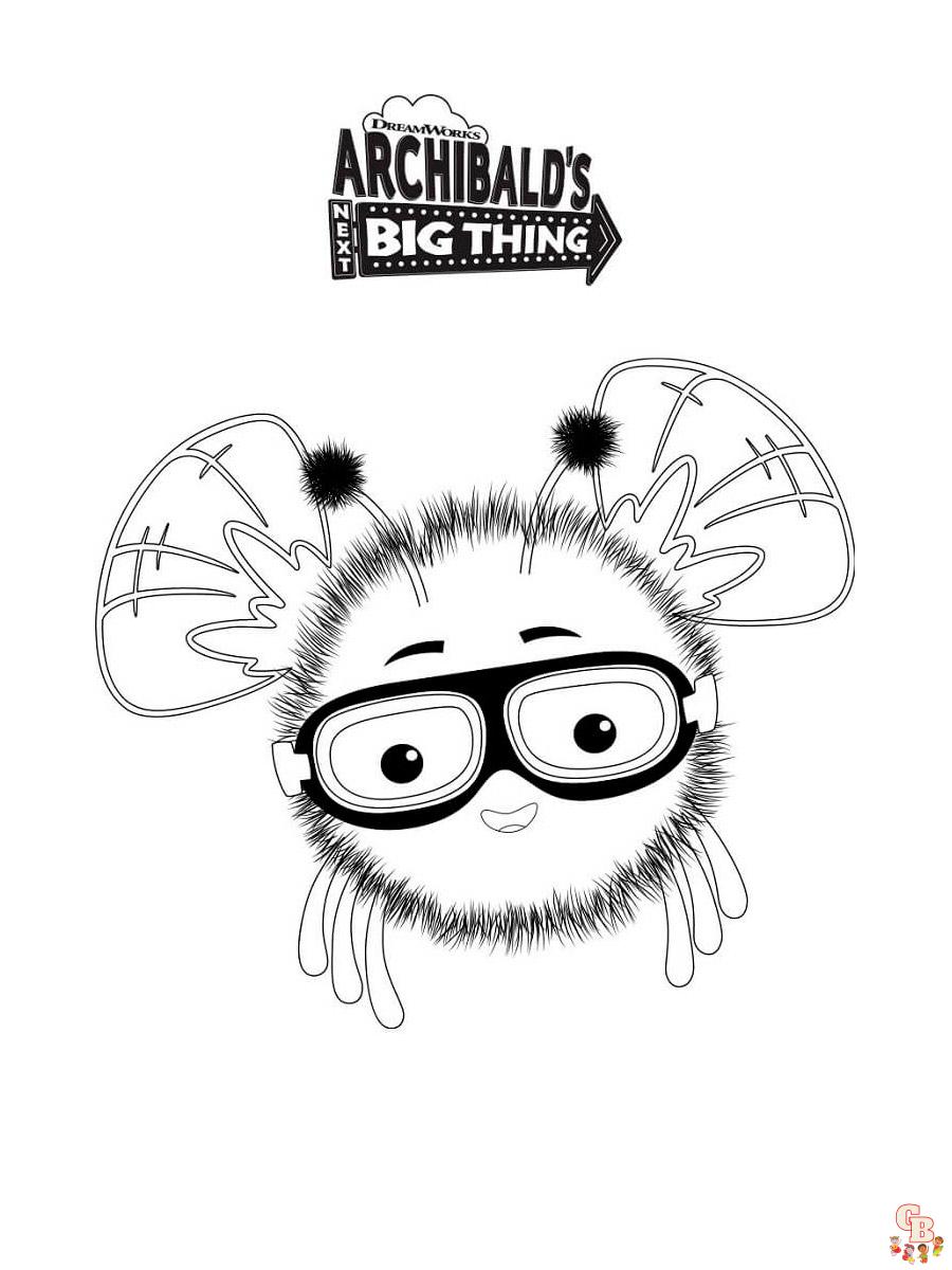 Archibald Coloring Pages 3
