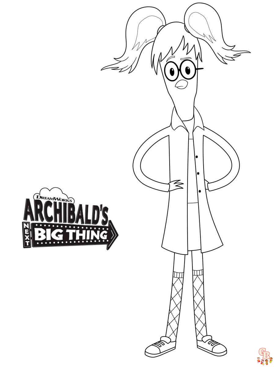 Archibald Coloring Pages 5
