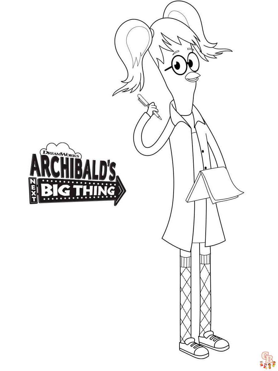 Archibald Coloring Pages 6
