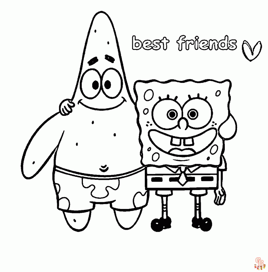 BFF Coloring Pages