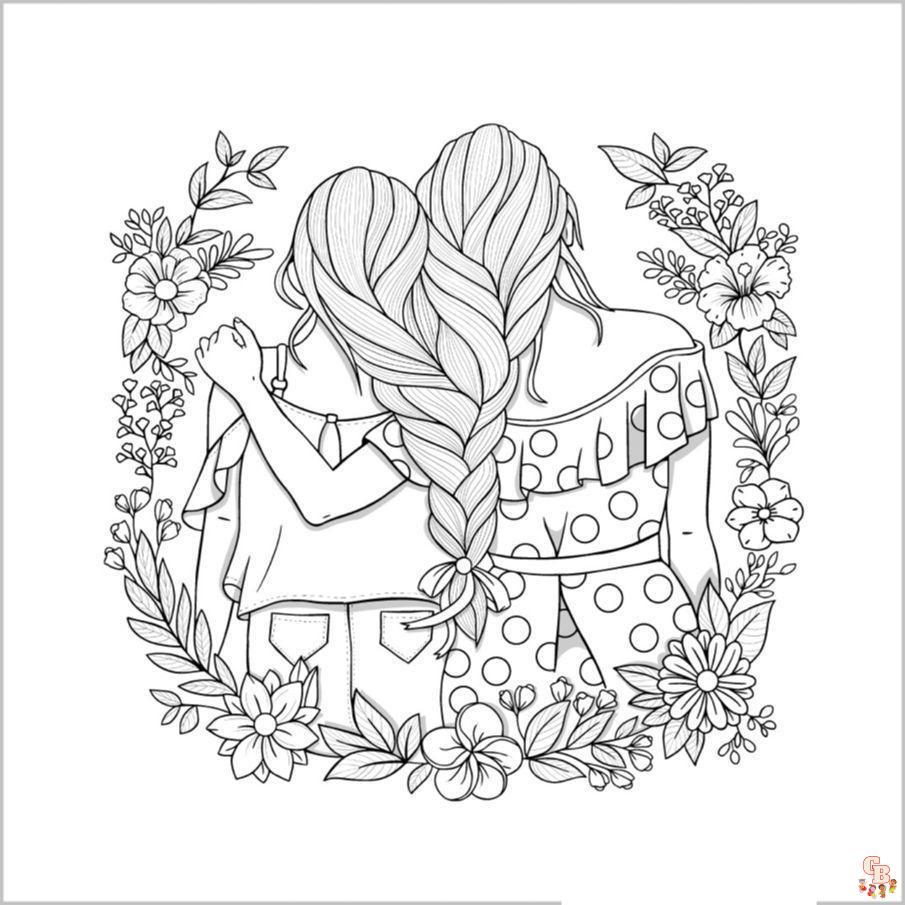 BFF Coloring Pages