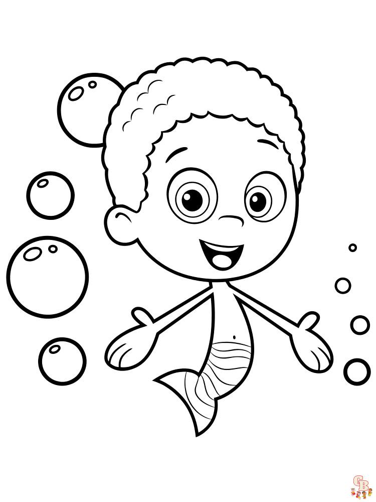 Bubble Guppies Coloring Pages 11