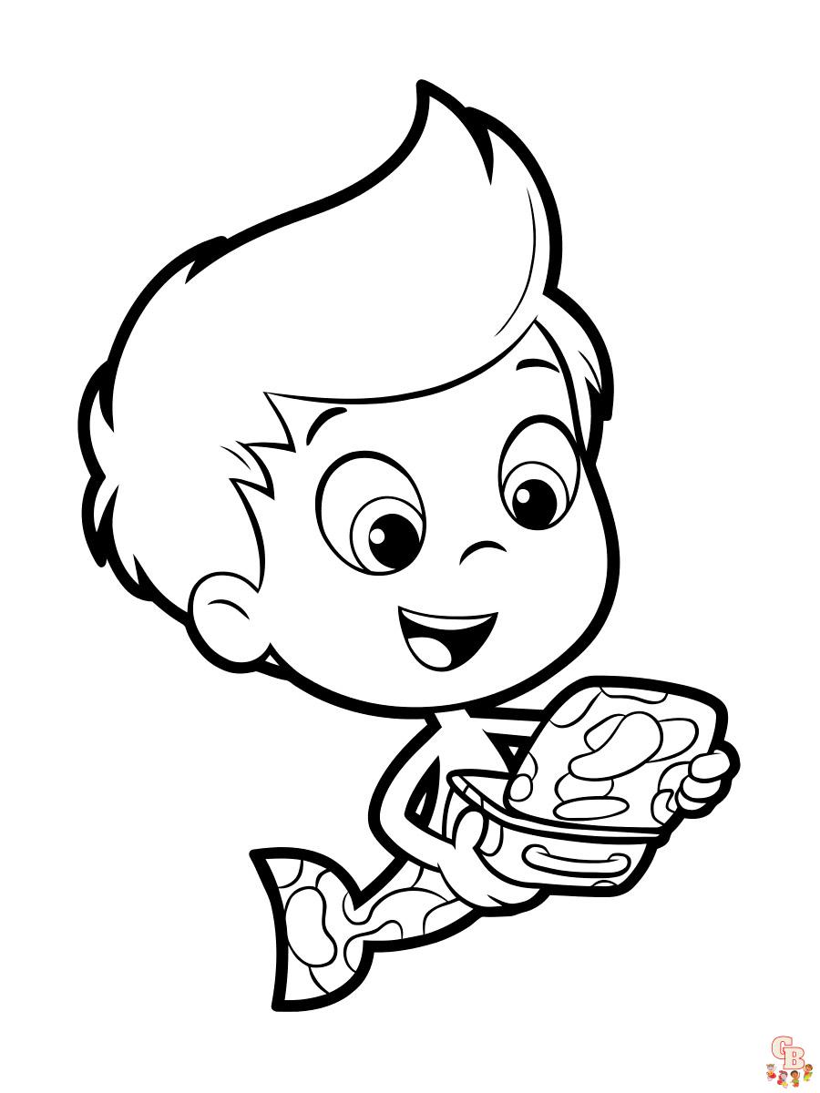 Bubble Guppies Coloring Pages 12