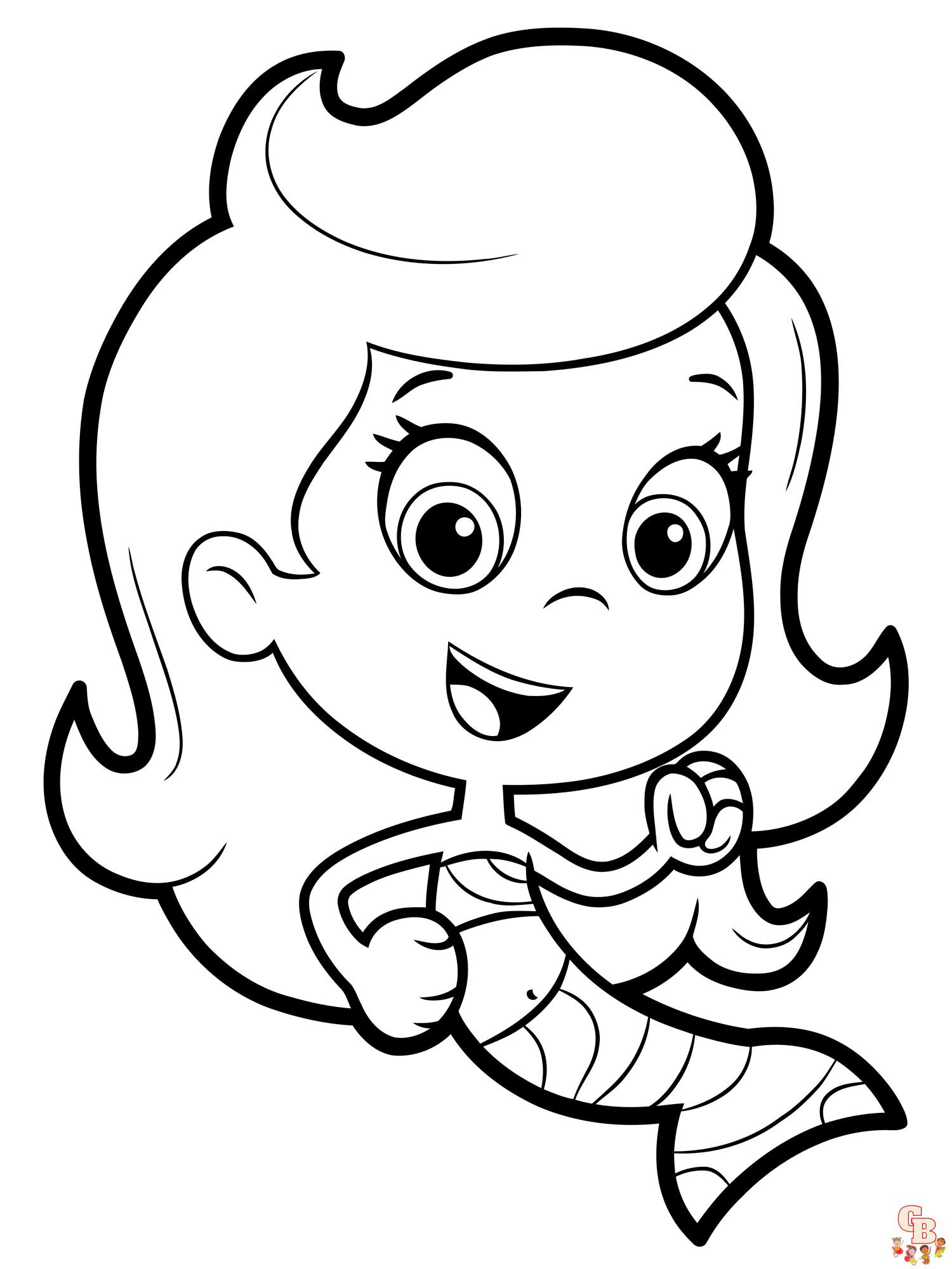 Bubble Guppies Coloring Pages 14