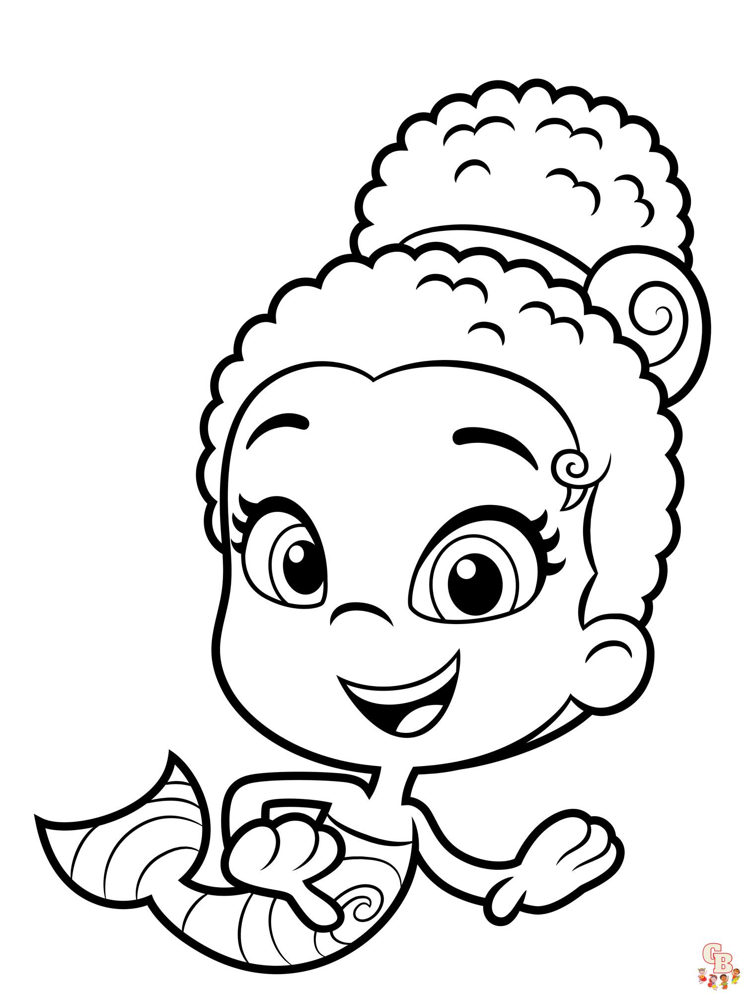 Free Bubble Guppies Coloring Pages - Printable and Easy!