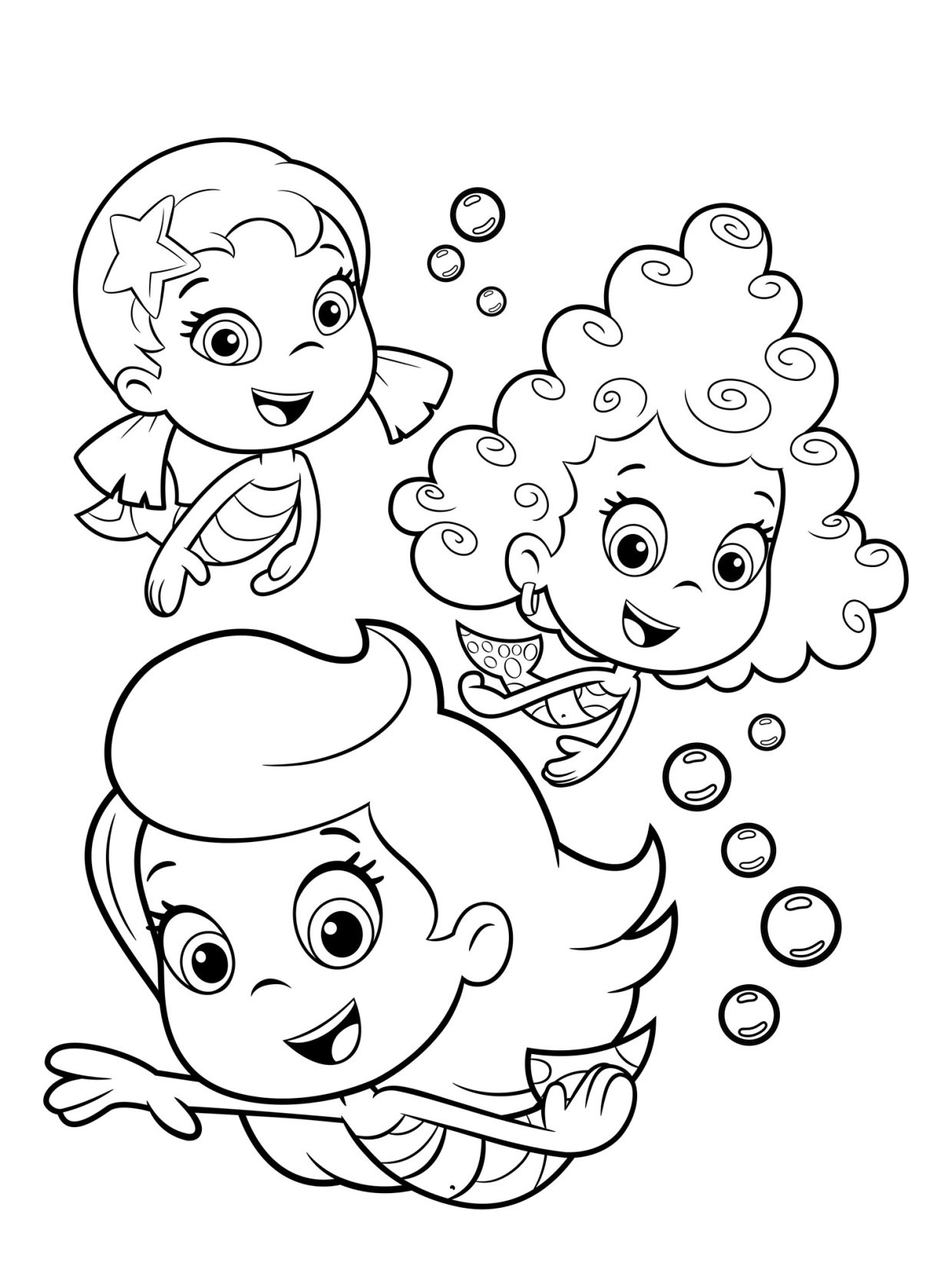 Bubble Guppies Coloring Pages 17