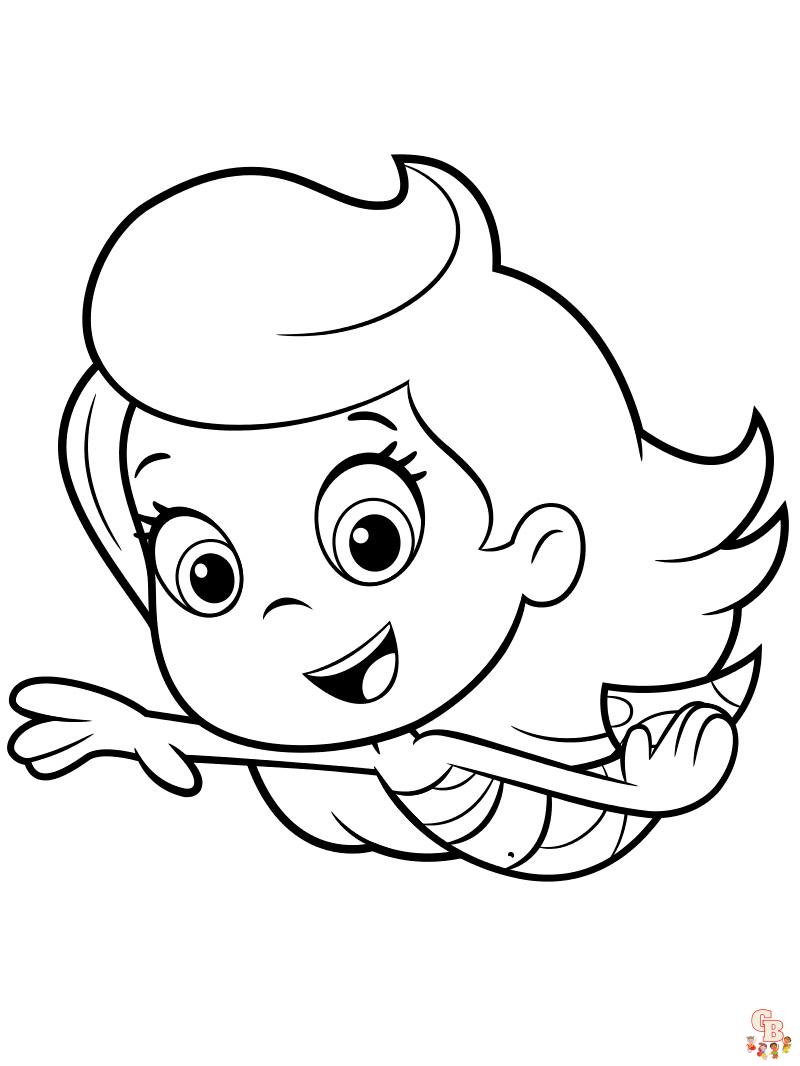 Bubble Guppies Coloring Pages 18