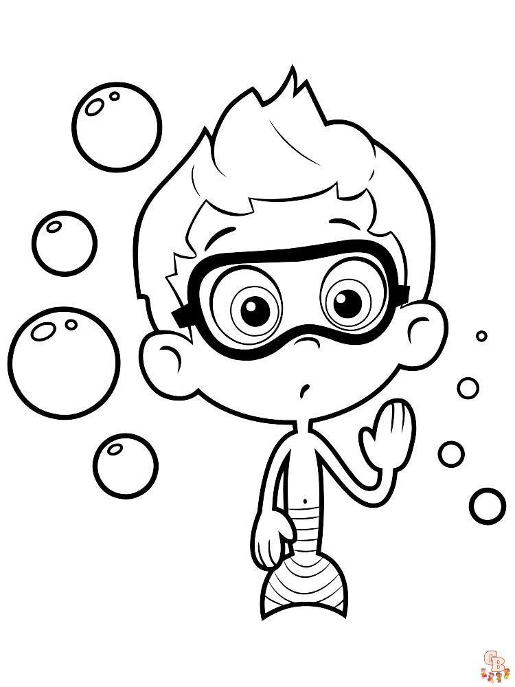 Bubble Guppies Coloring Pages 7