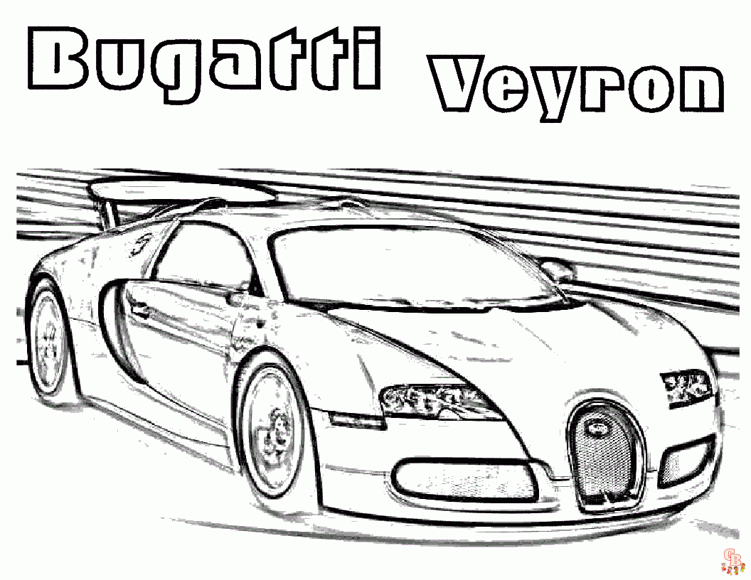 Bugatti Coloring Pages