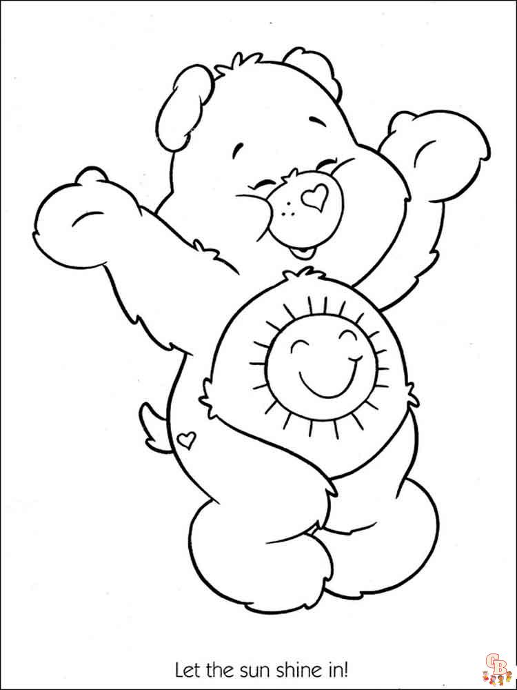 Care Bears Coloring Pages 1