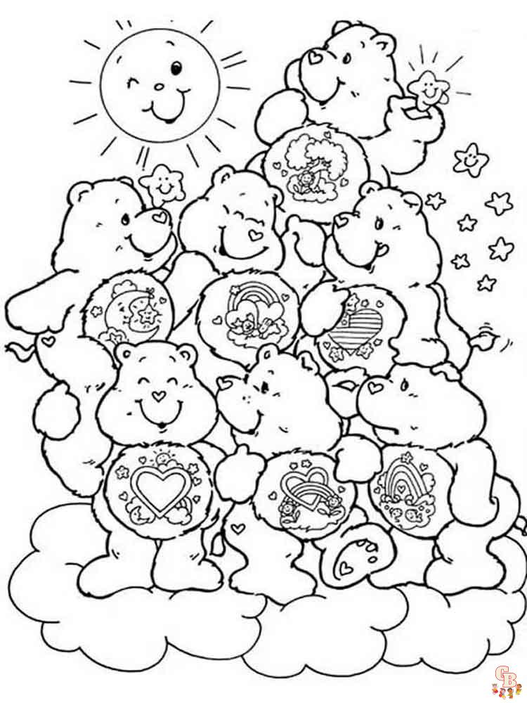 Care Bears Coloring Pages 11