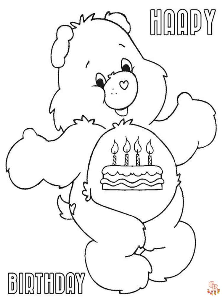 Care Bears Coloring Pages 12