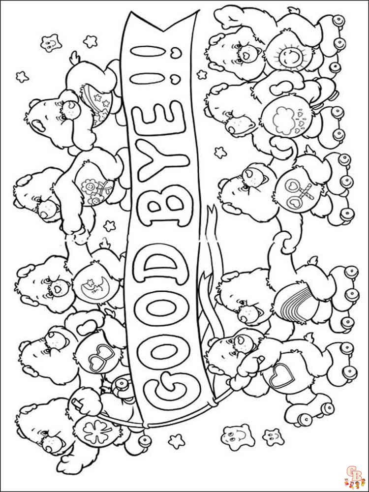 Care Bears Coloring Pages 15